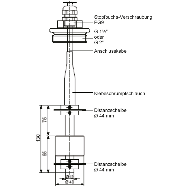 Hänge-Schwimmer-Magnetschalter